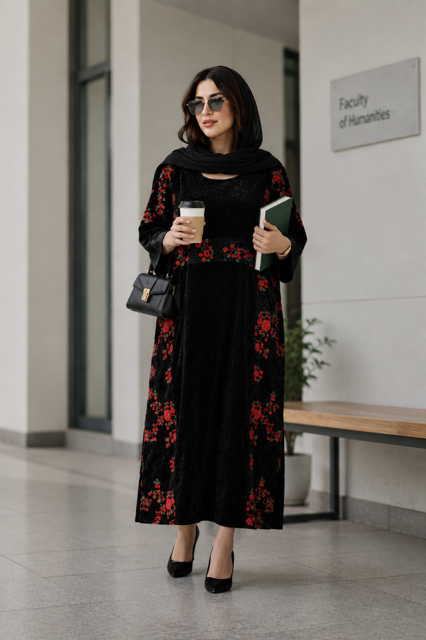 کفتان مجلسی مخمل سوزندوزی فاخر